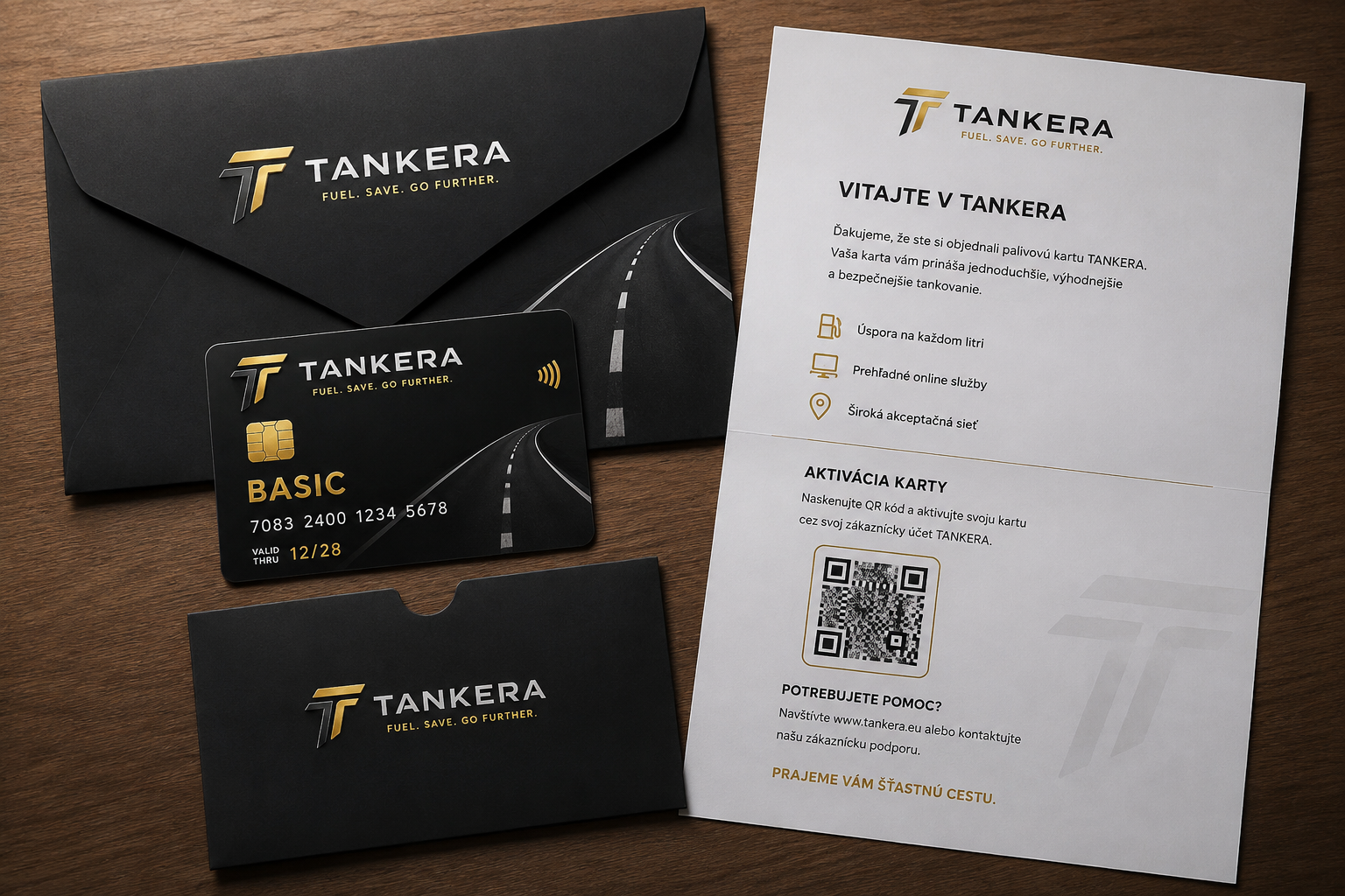 Palivová karta TANKERA BASIC s kreditom 50€
